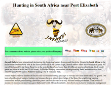 Tablet Screenshot of hunting-jagd-safari.com
